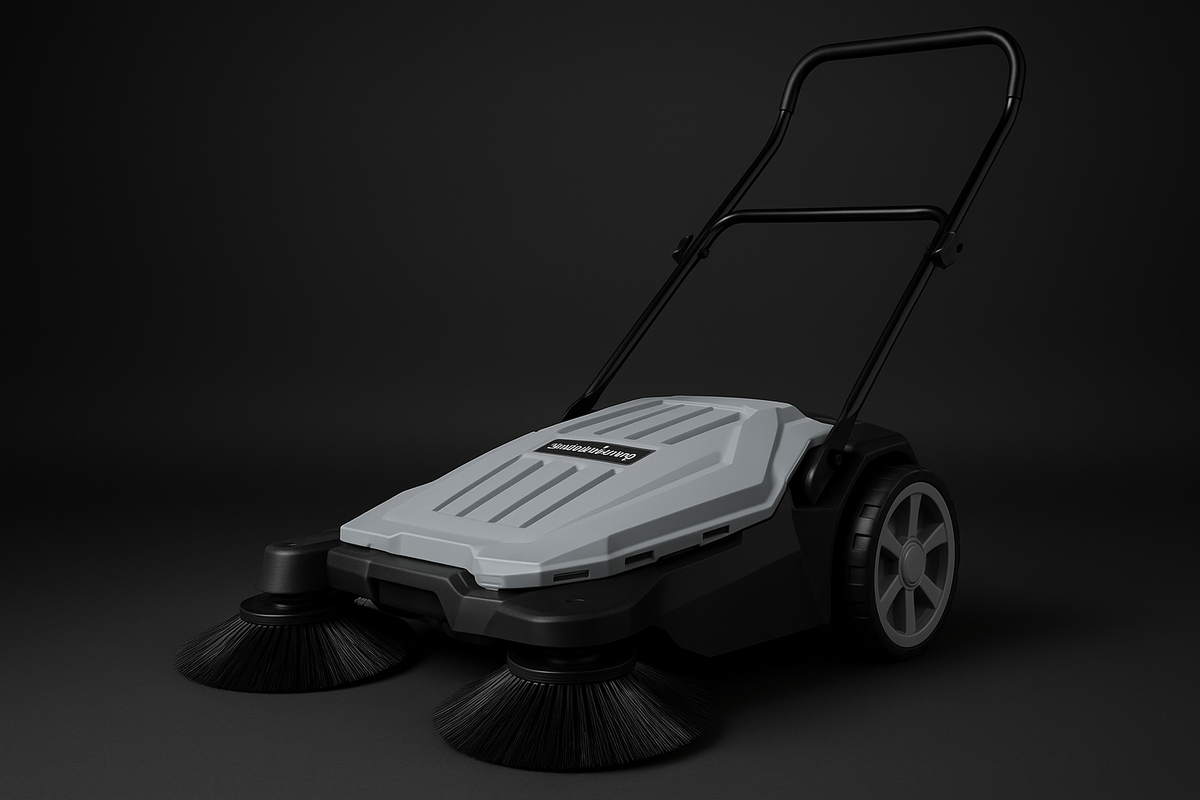 Walk-Behind Hand Push Floor Sweeper 25.5 in Outdoor product image 9