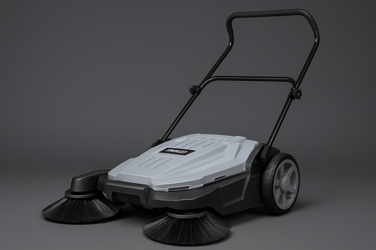 Walk-Behind Hand Push Floor Sweeper 25.5 in Outdoor product image 1