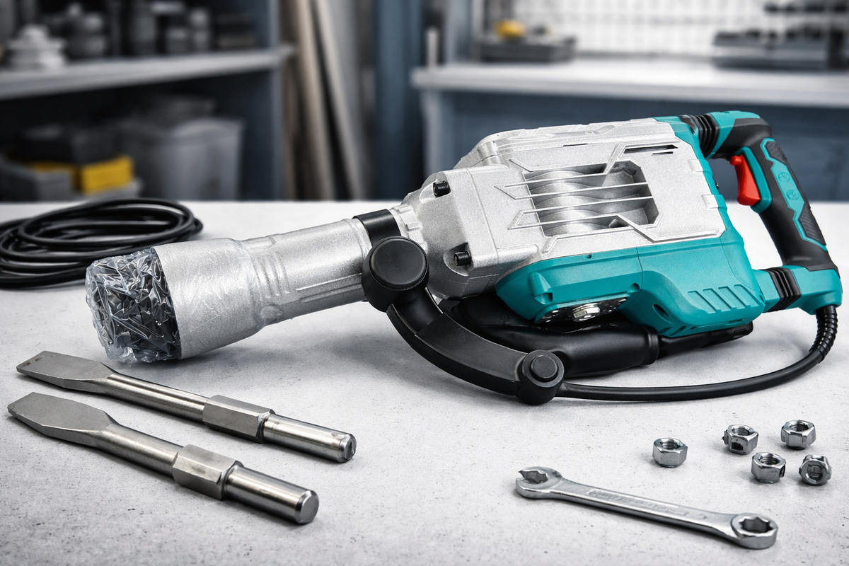 ENEACRO demolition hammer staged product photo