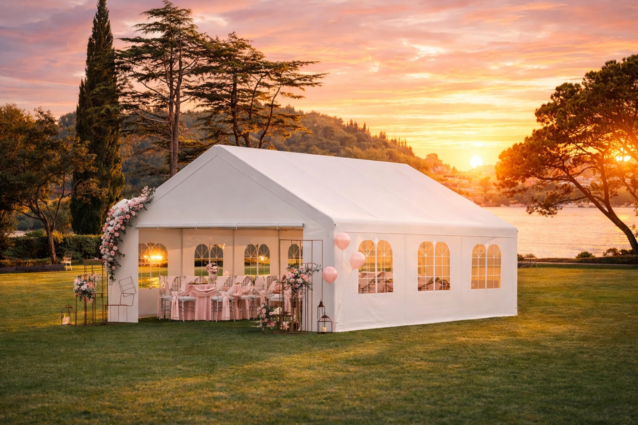20 x 20 ft canopy tent outdoor event shelter