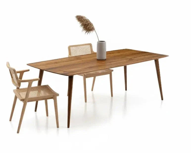 Gizz Edge-Glued Solid Hardwood Dining Table