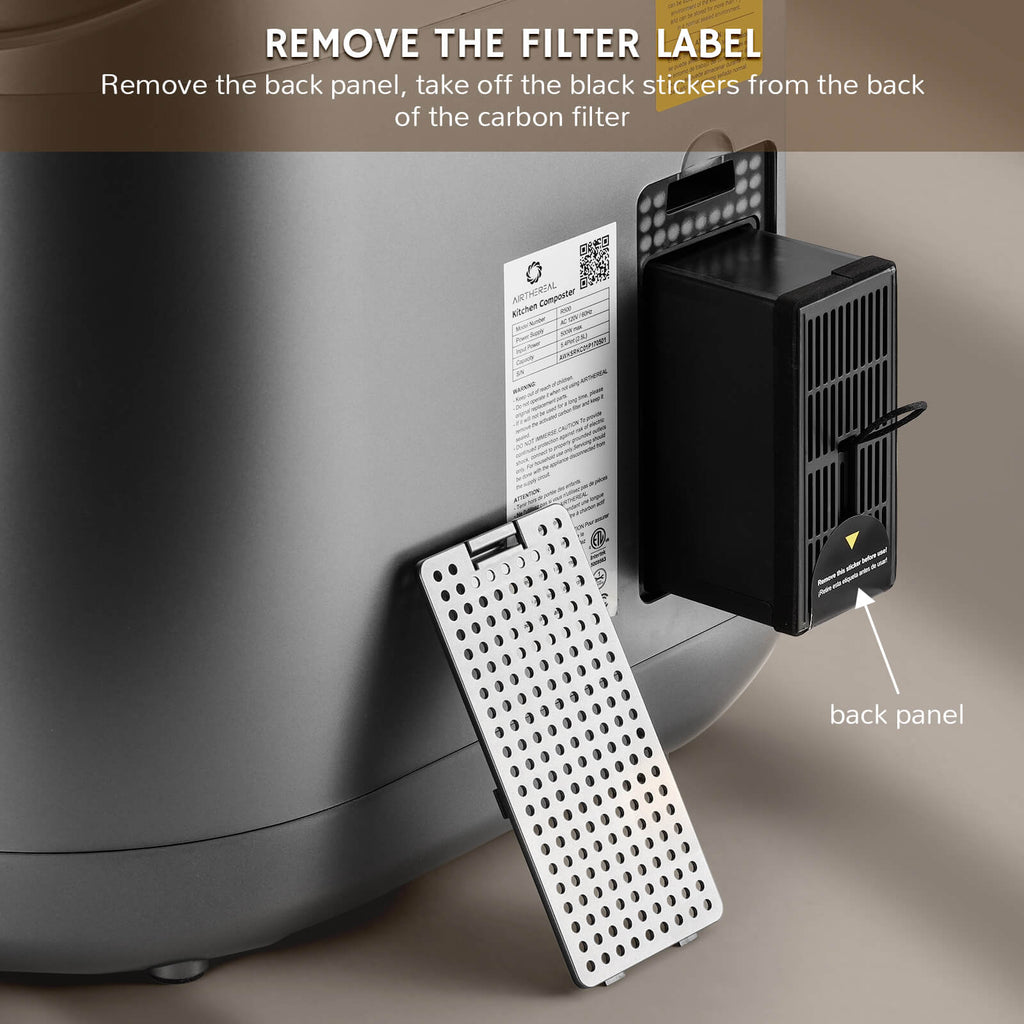 Airthereal Revive R500 Electric Kitchen Composter — 2.5L