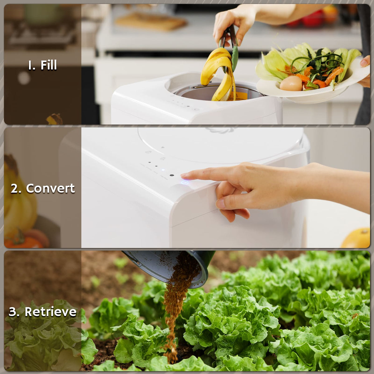 Airthereal Revive R500 Electric Kitchen Composter — 2.5L