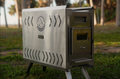 North Shore Sauna Stainless Steel Tent Wood Stove