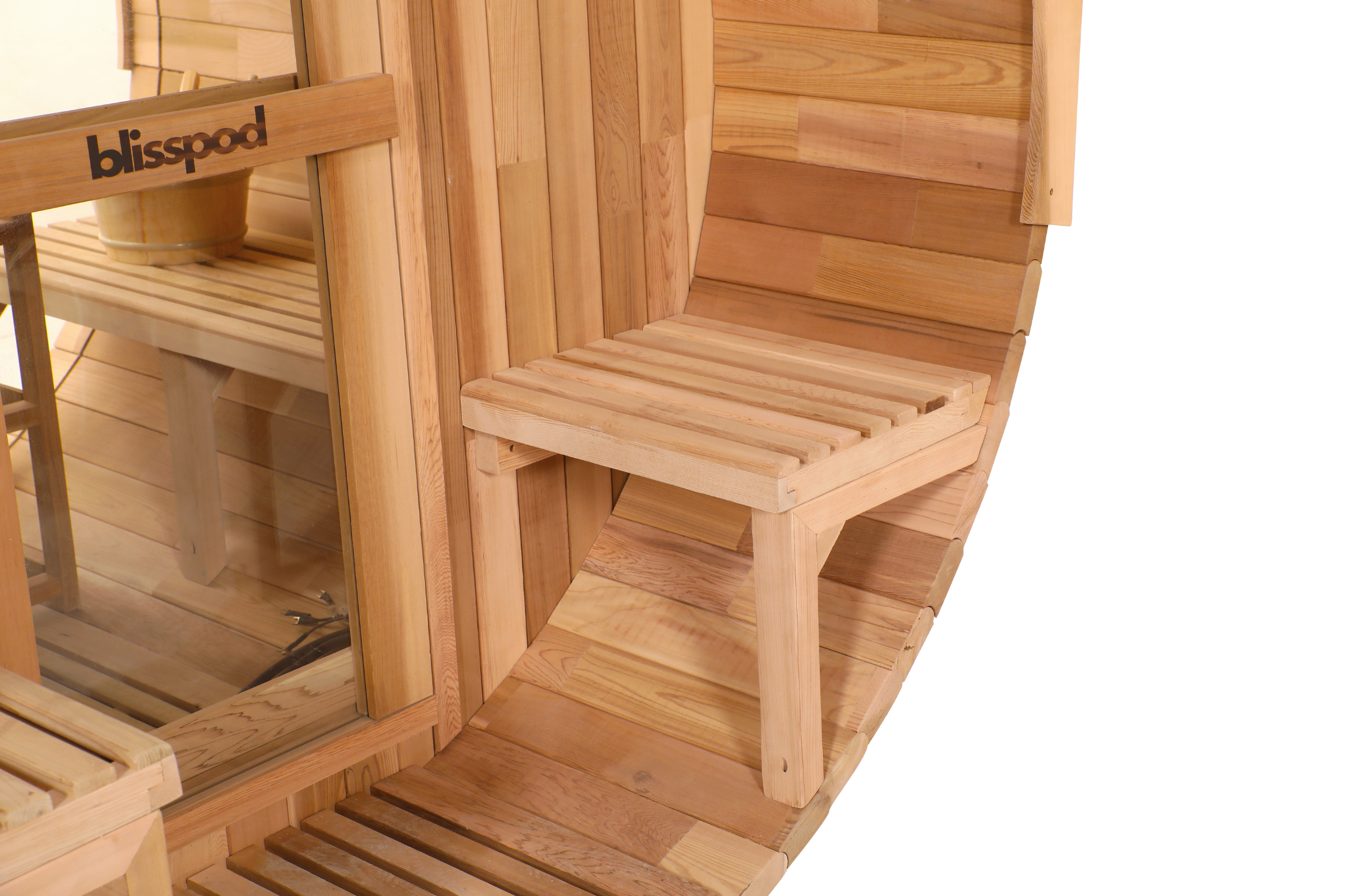 Blisspod Prague Canadian Red Cedar Barrel Sauna