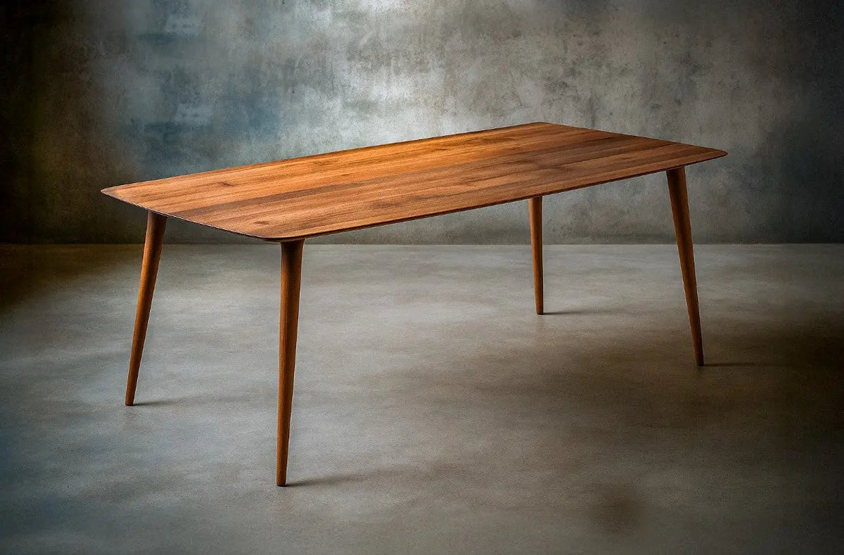 Gizz Edge-Glued Solid Hardwood Dining Table