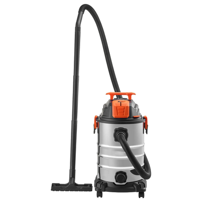 AS Equipment 8 gallon wet dry shop vacuum with metal tank and dual filter system