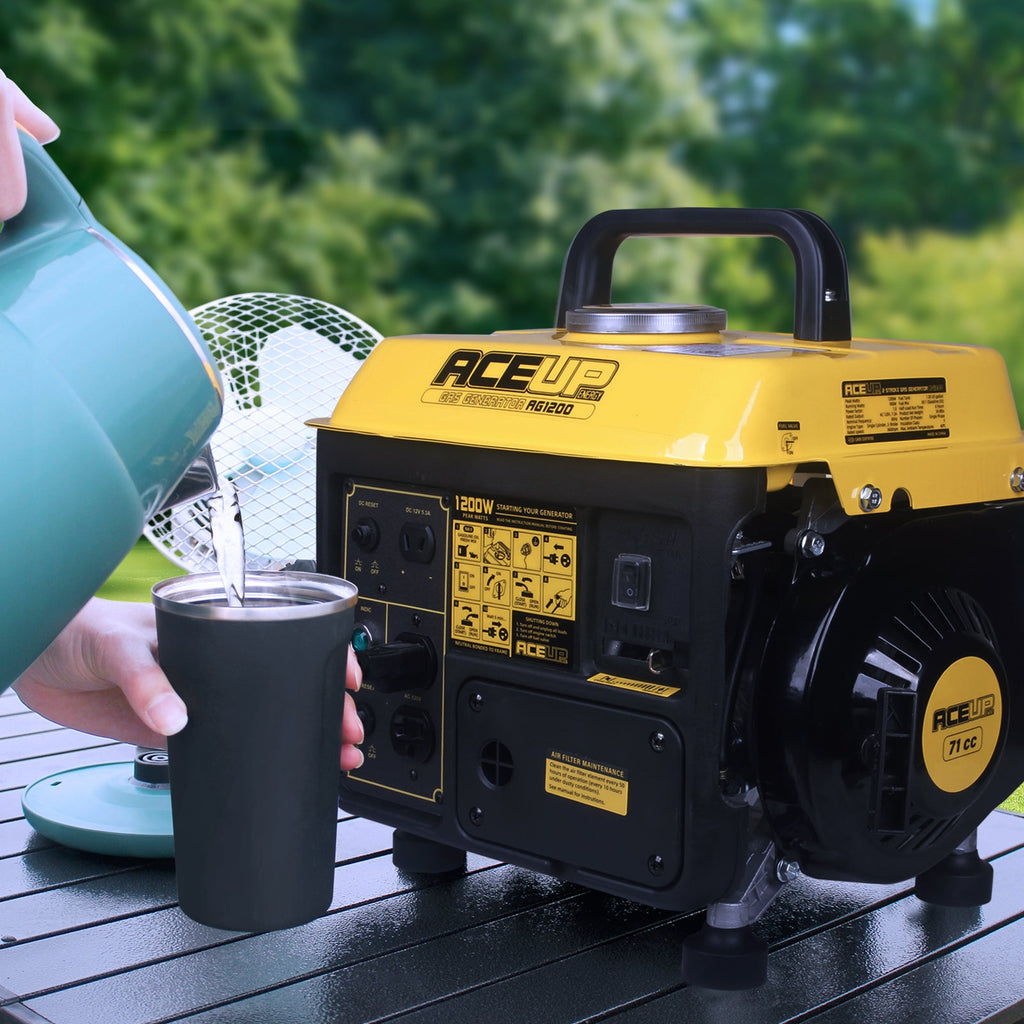 Aceup Energy AG1200 71cc two-cycle portable gas generator