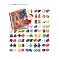 2026 3D Printed Animal Advent Calendar – 24 Mini Collectible Figurines product photograph