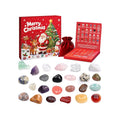2026 Crystal Advent Calendar – 24 Natural Gemstone Surprises, Red Edition product photograph