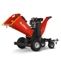 6 inch 420cc 15HP four-wheel drum wood chipper