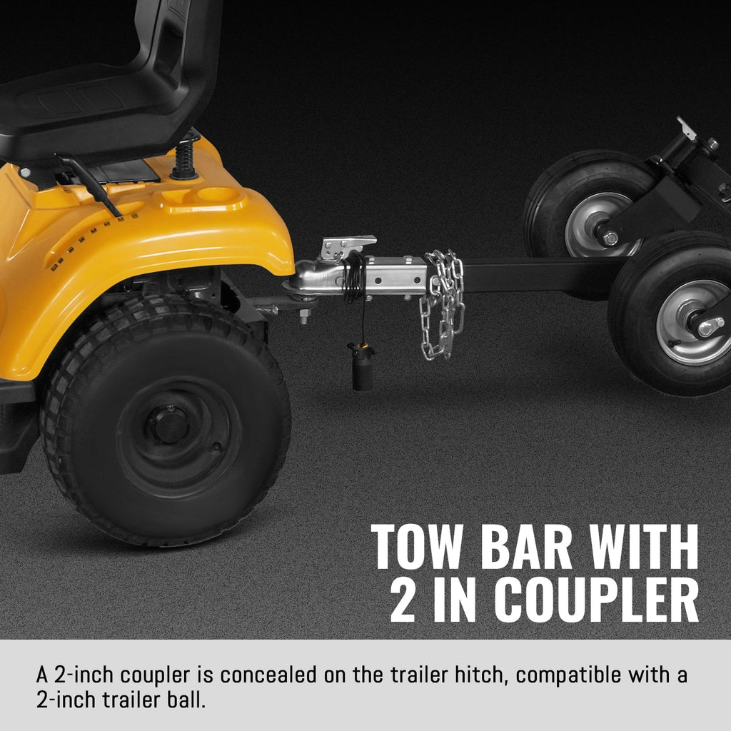 6 inch four-wheel drum wood chipper