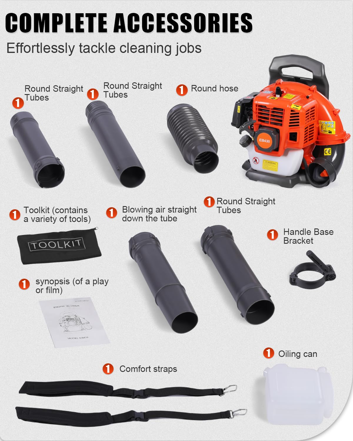 52cc backpack blower product image
