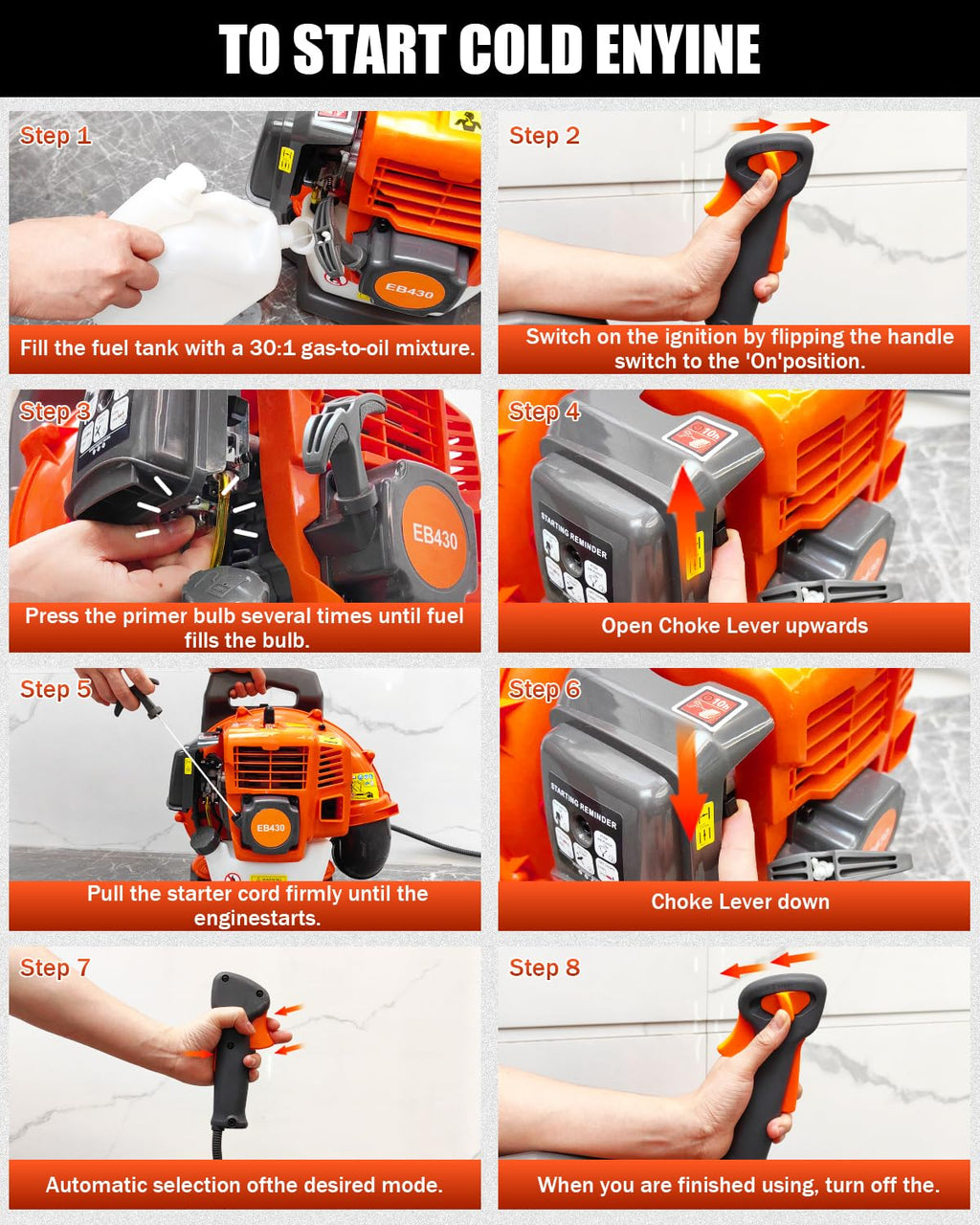 52cc backpack blower product image