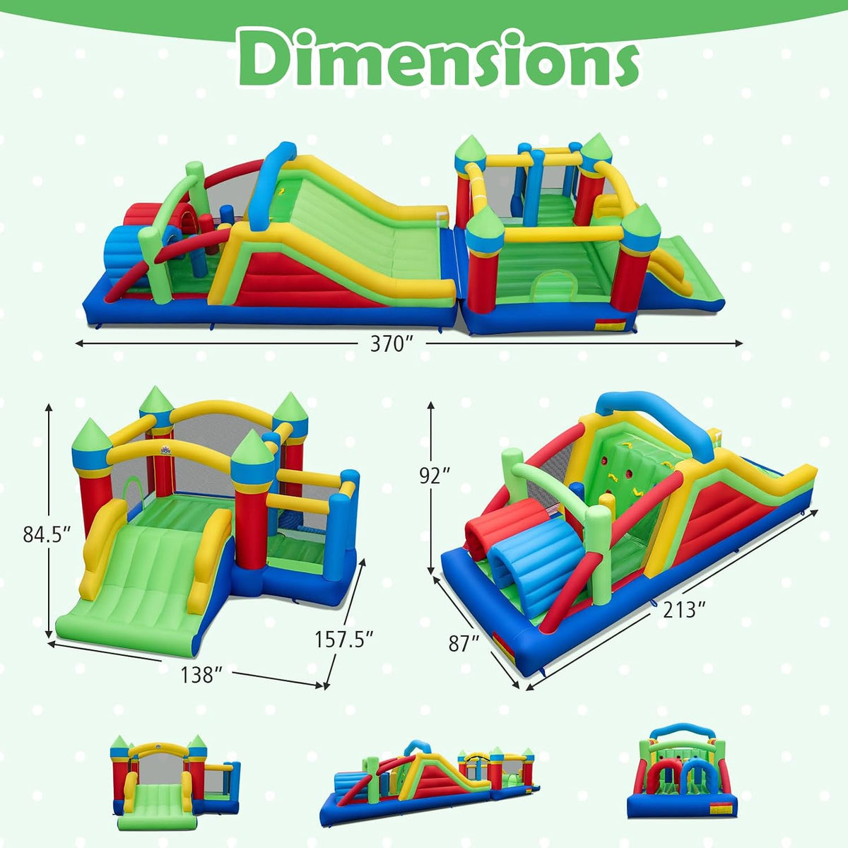 Modular inflatable obstacle course product image