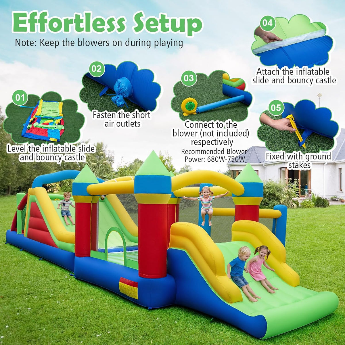 Modular inflatable obstacle course product image