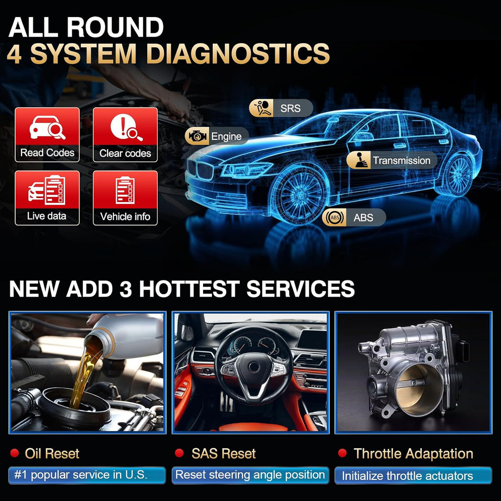 CRP123 V3.0 OBD2 scanner diagnostic functions