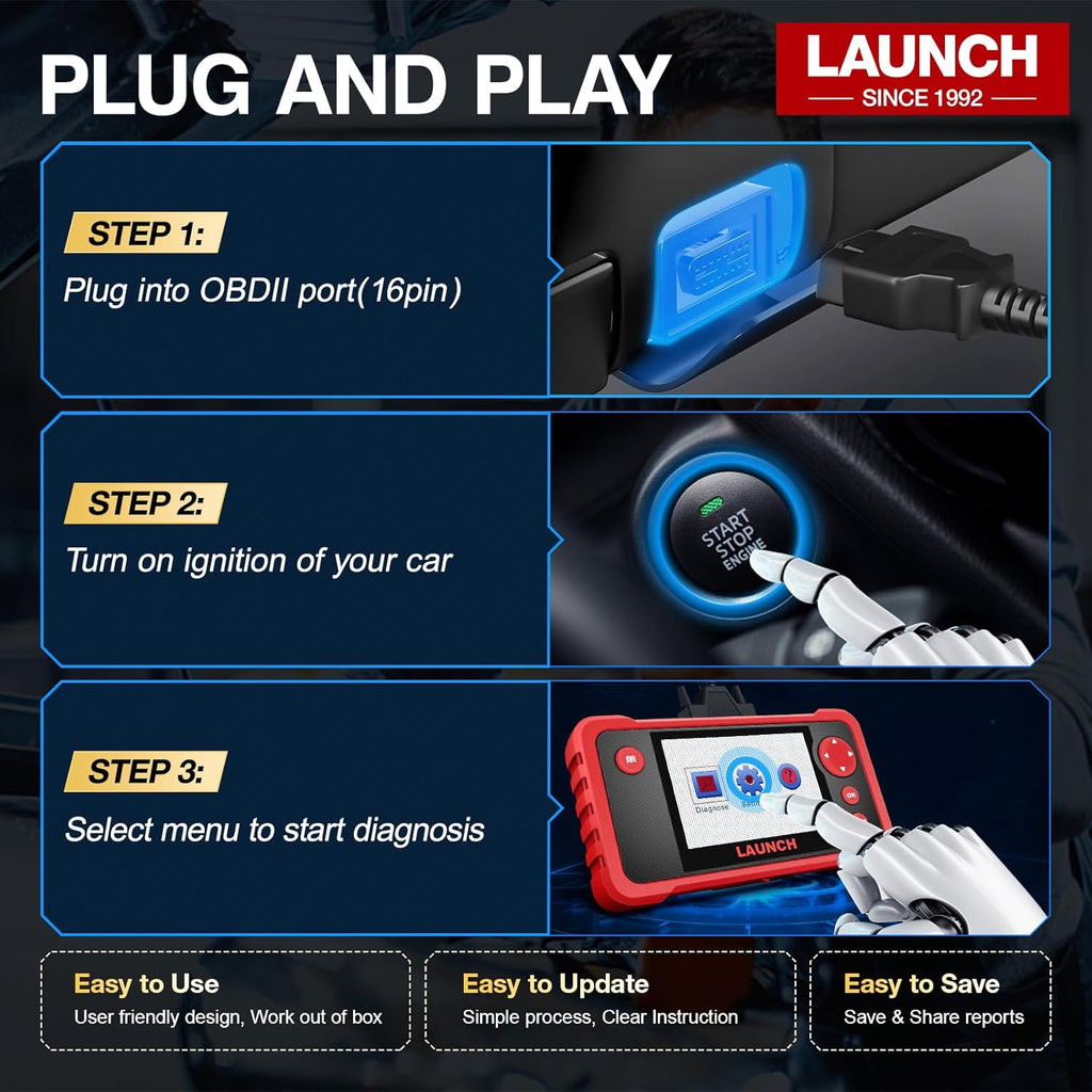 CRP123 V3.0 OBD2 scanner features