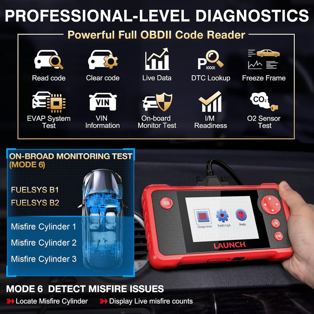 CRP123 V3.0 OBD2 scanner vehicle diagnostics