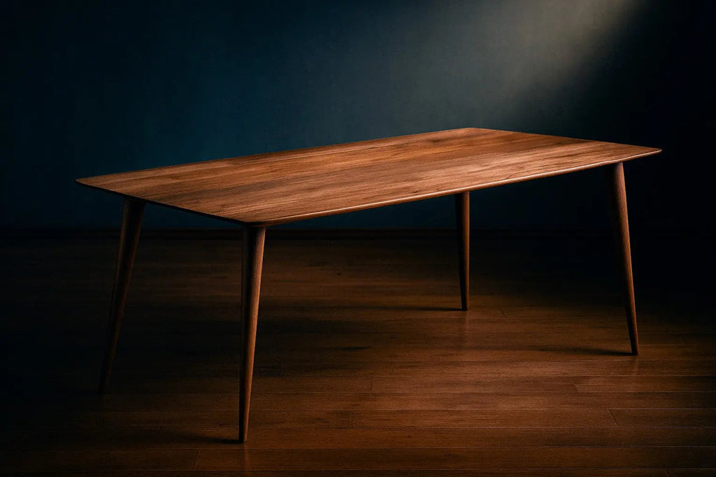 Gizz Edge-Glued Solid Hardwood Dining Table