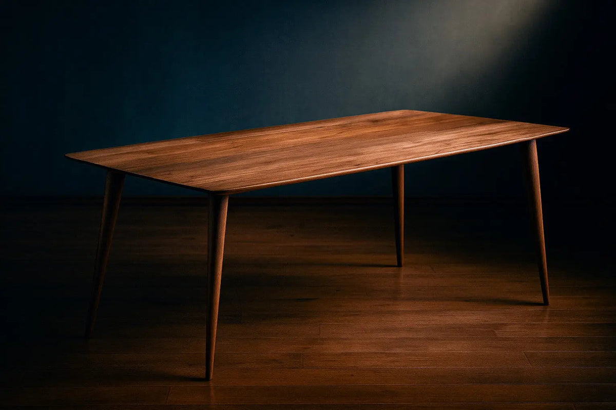 Gizz Edge-Glued Solid Hardwood Dining Table