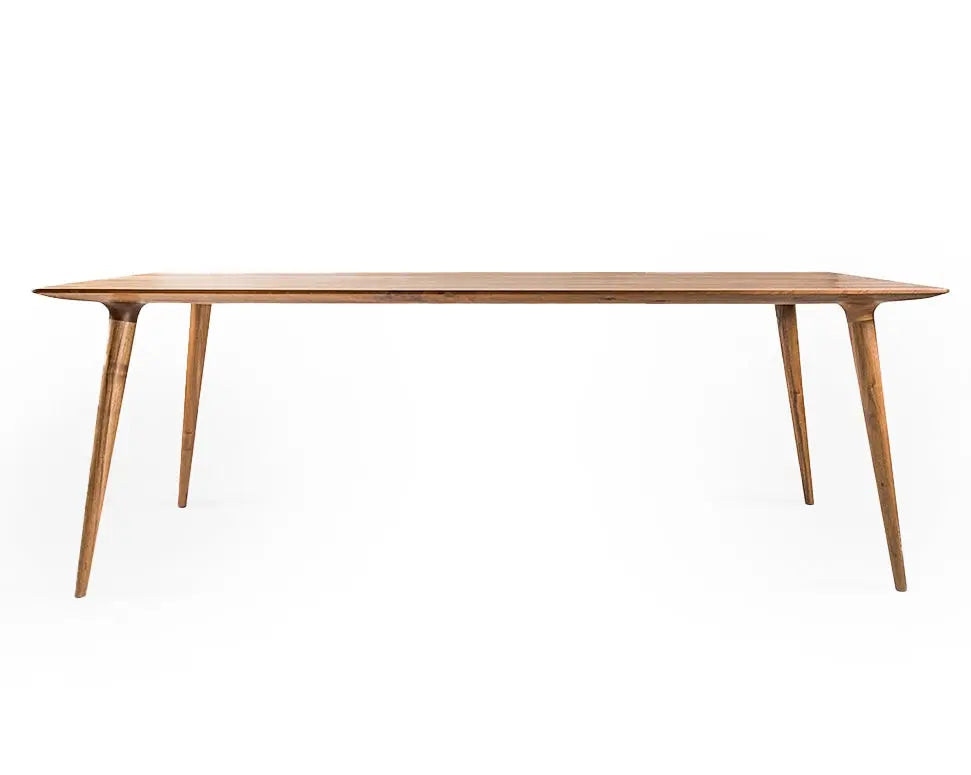 Gizz Edge-Glued Solid Hardwood Dining Table