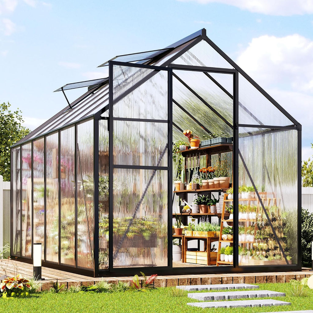 6x12 polycarbonate greenhouse