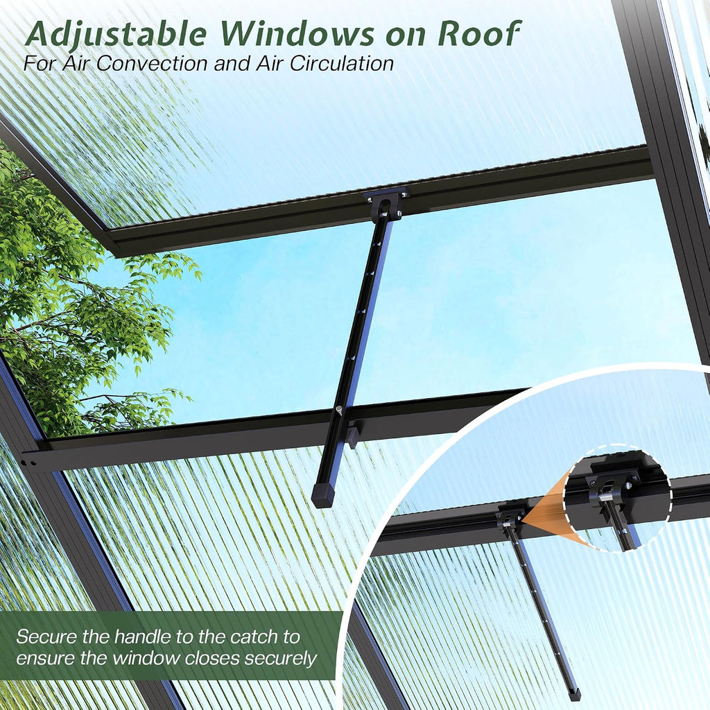 6x12 polycarbonate greenhouse product image