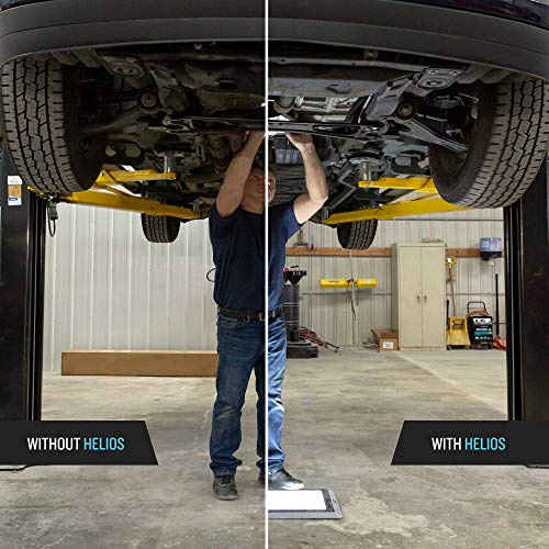 Helios undercarriage LED work light in use