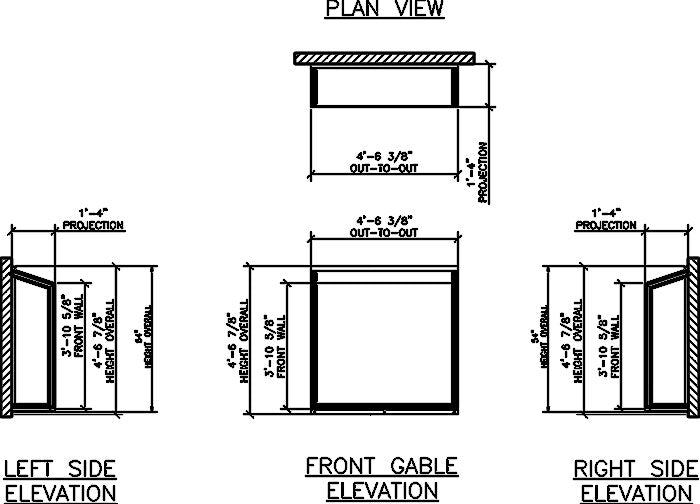 Janco Garden Window — Aluminum and Glass Kit