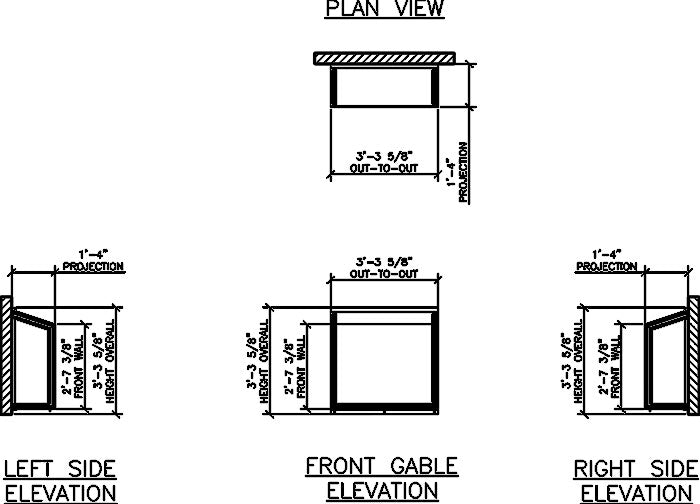 Janco Garden Window — Aluminum and Glass Kit