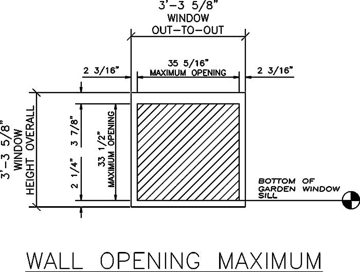 Janco Garden Window — Aluminum and Glass Kit
