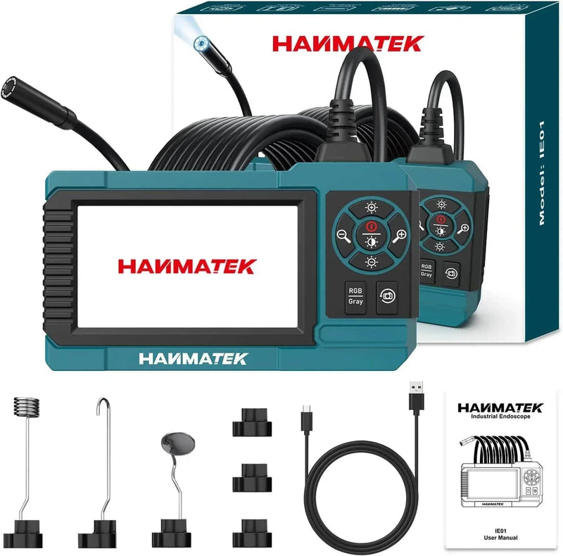 Industrial endoscope with accessories