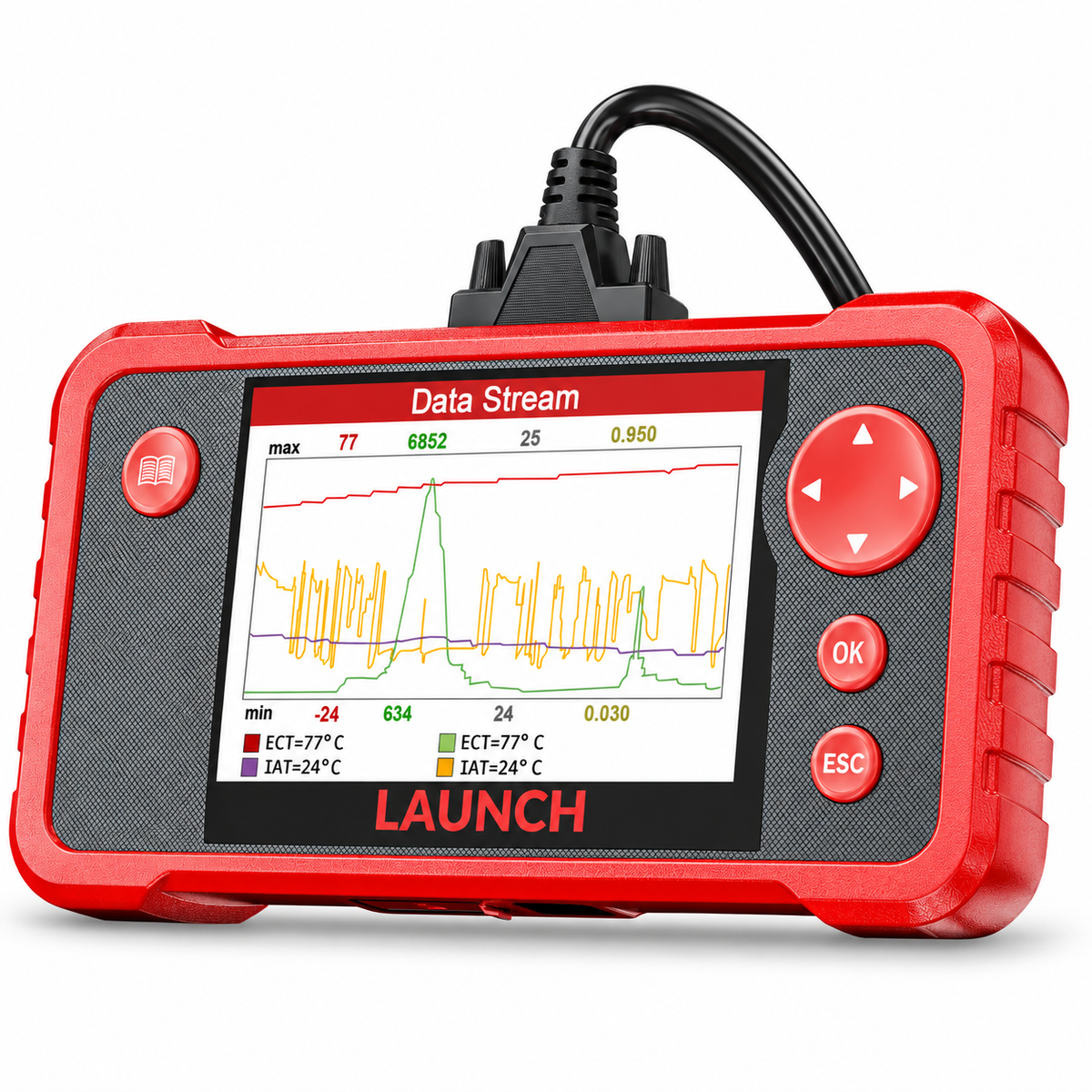 LAUNCH CRP123 V3.0 diagnostic scanner on white background