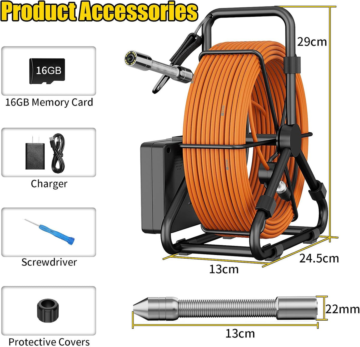 Sewer inspection camera product image