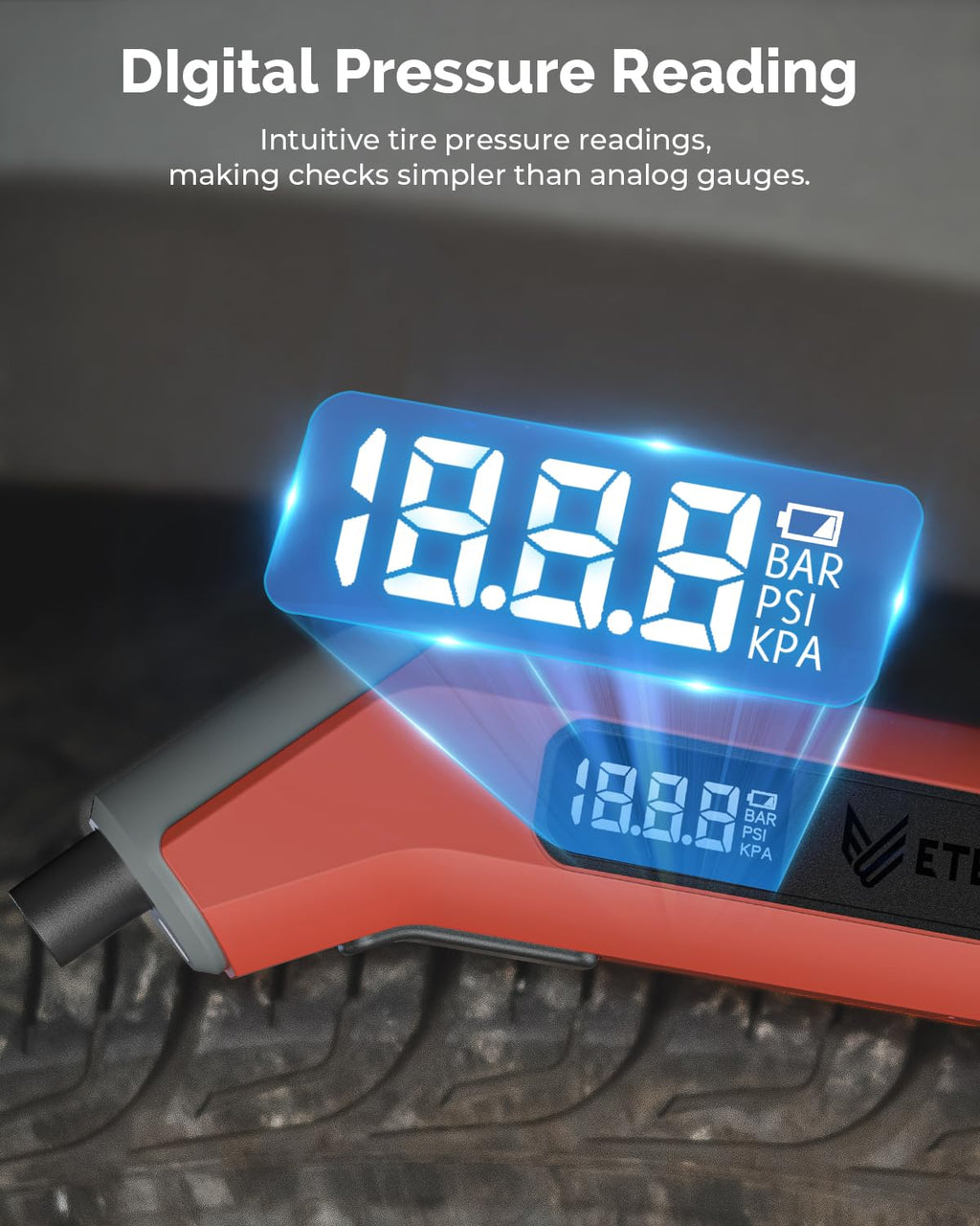 Digital tire pressure gauge product image