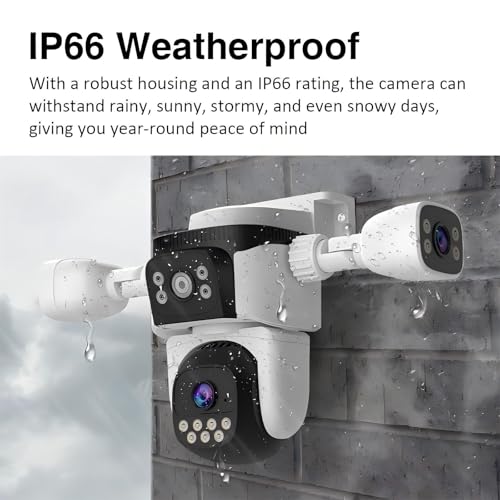 Triple lens PTZ security camera product image