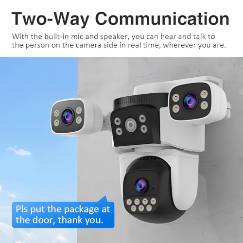 Triple lens PTZ security camera product image