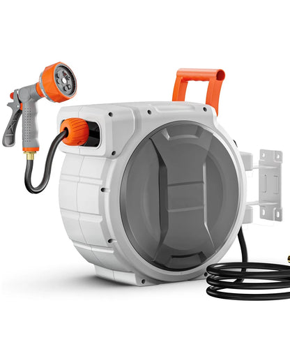 AS Equipment 100ft Retractable Garden Hose Reel