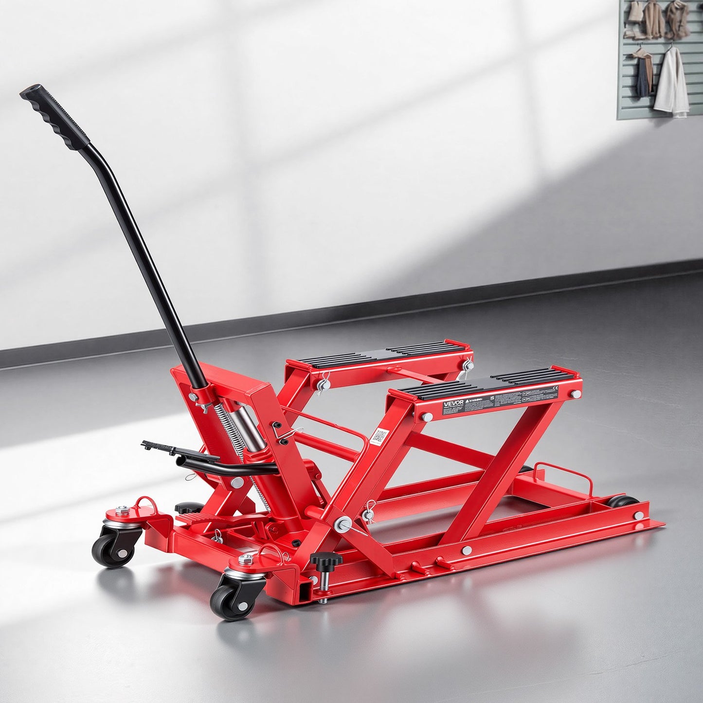 AS Equipment Hydraulic Motorcycle Lift Jack 1500lbs