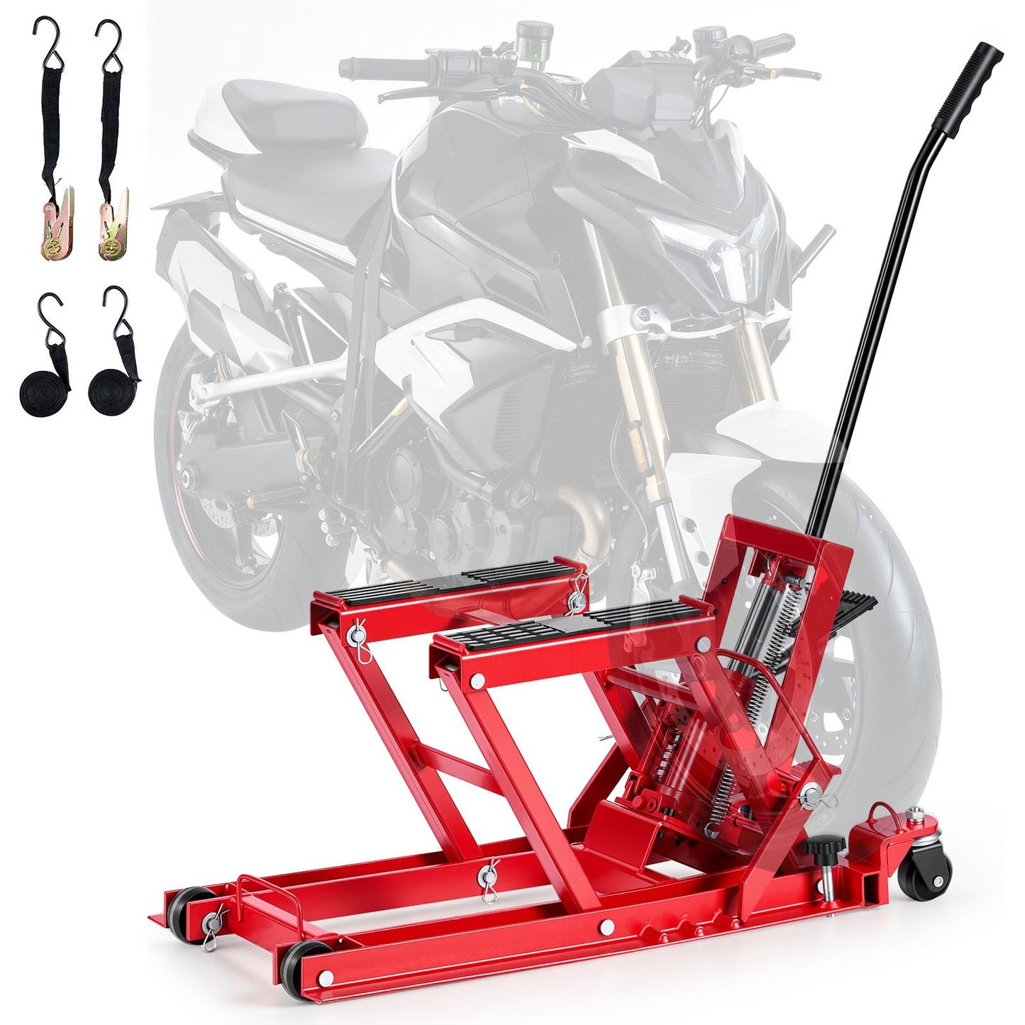 AS Equipment Hydraulic Motorcycle Lift Jack 1500lbs