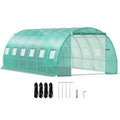 20 x 10 ft Walk-In Tunnel Greenhouse with Galvanized Frame product image 6
