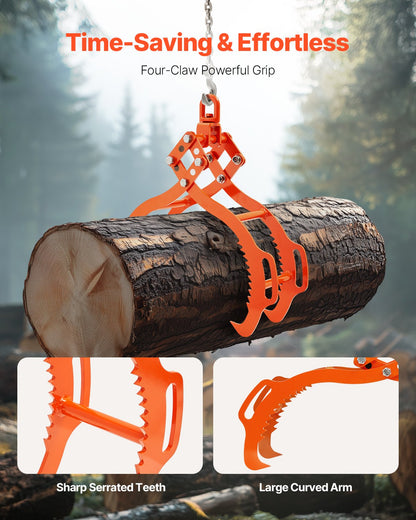 AS Equipment 36in Heavy Duty Log Lifting Tongs