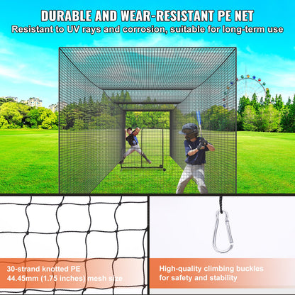 AS Equipment 35FT Baseball Batting Cage Net
