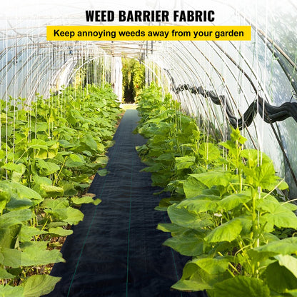 AS Equipment heavy duty weed barrier fabric roll 6ft x 300ft for garden landscaping
