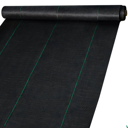 AS Equipment heavy duty weed barrier fabric roll 6ft x 300ft for garden landscaping