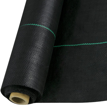 AS Equipment heavy duty weed barrier fabric roll 6ft x 300ft for garden landscaping